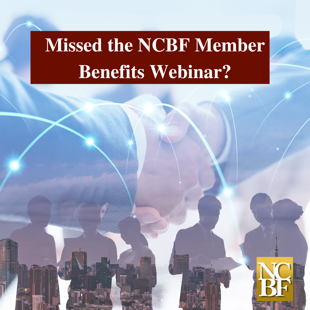Missed NCBF Benefits Webinar