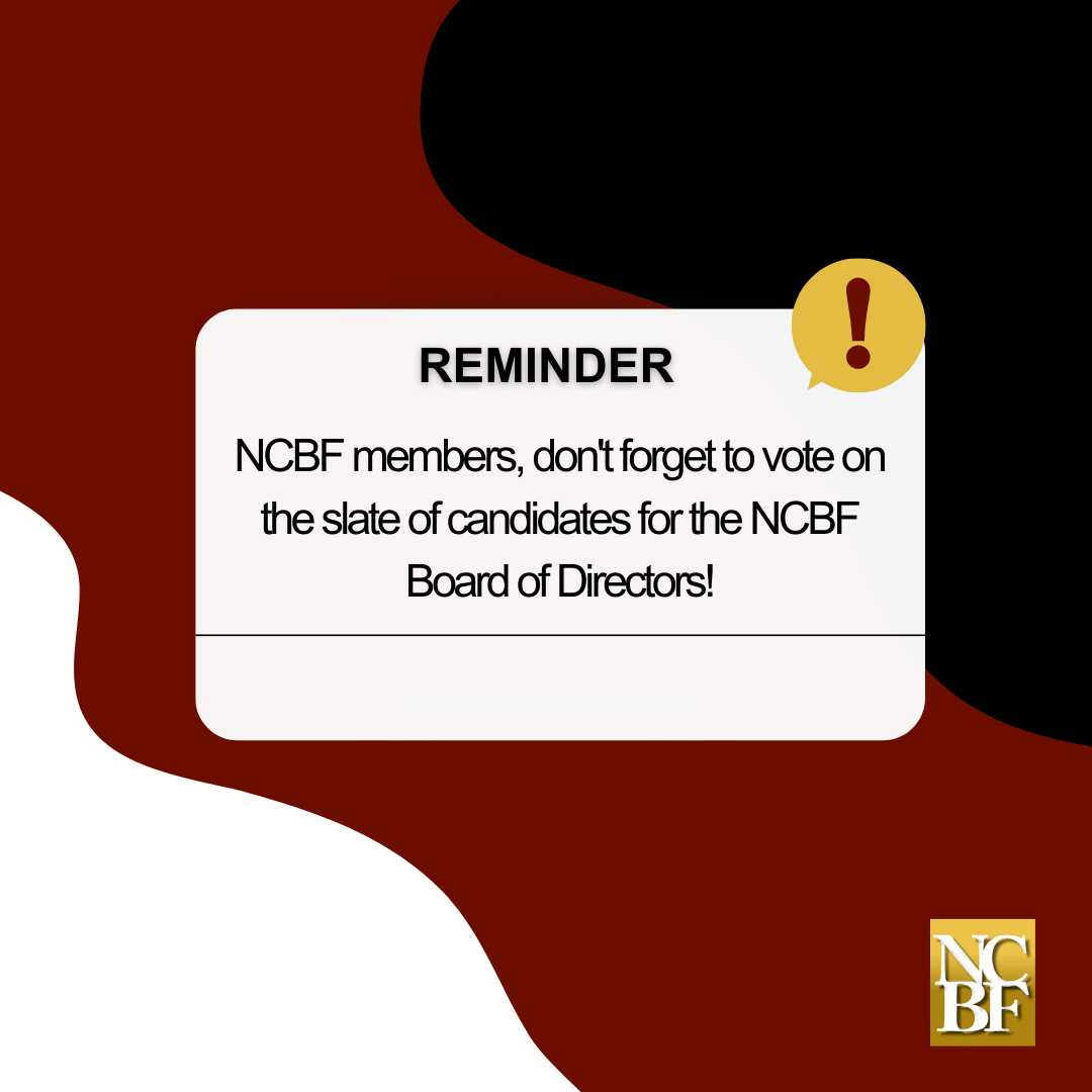 NCBF Vote For Board Leadership