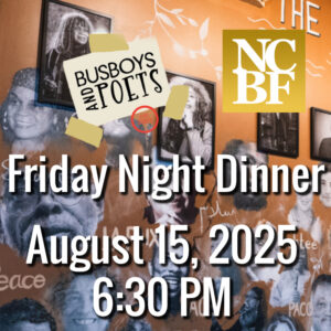 NCBF 2025 Annual Dinner - Friday night, August 15, 2025, 6:30 PM