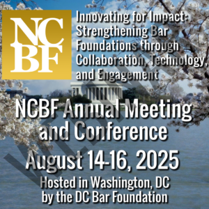 2025 NCBF Annual Meeting and Conference in Washington, DC - Webinar - August 14-16, 2025