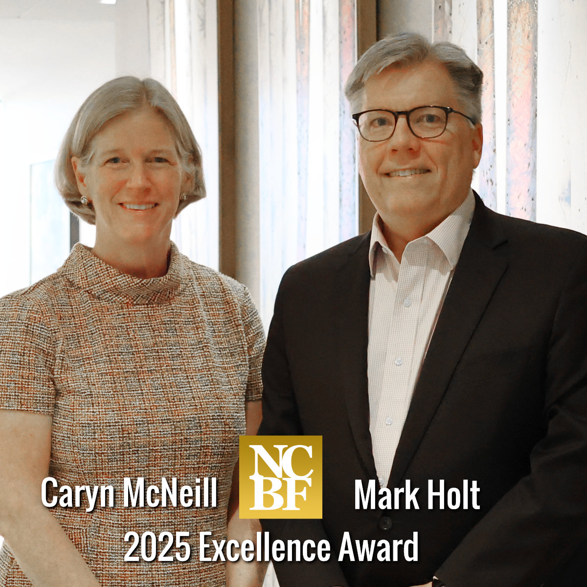 2025 Excellence Award: Caryn McNeill and Mark Holt
