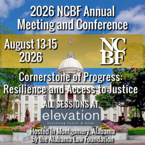 2026 NCBF Annual Meeting and Conference August 13 – August 15, 2026