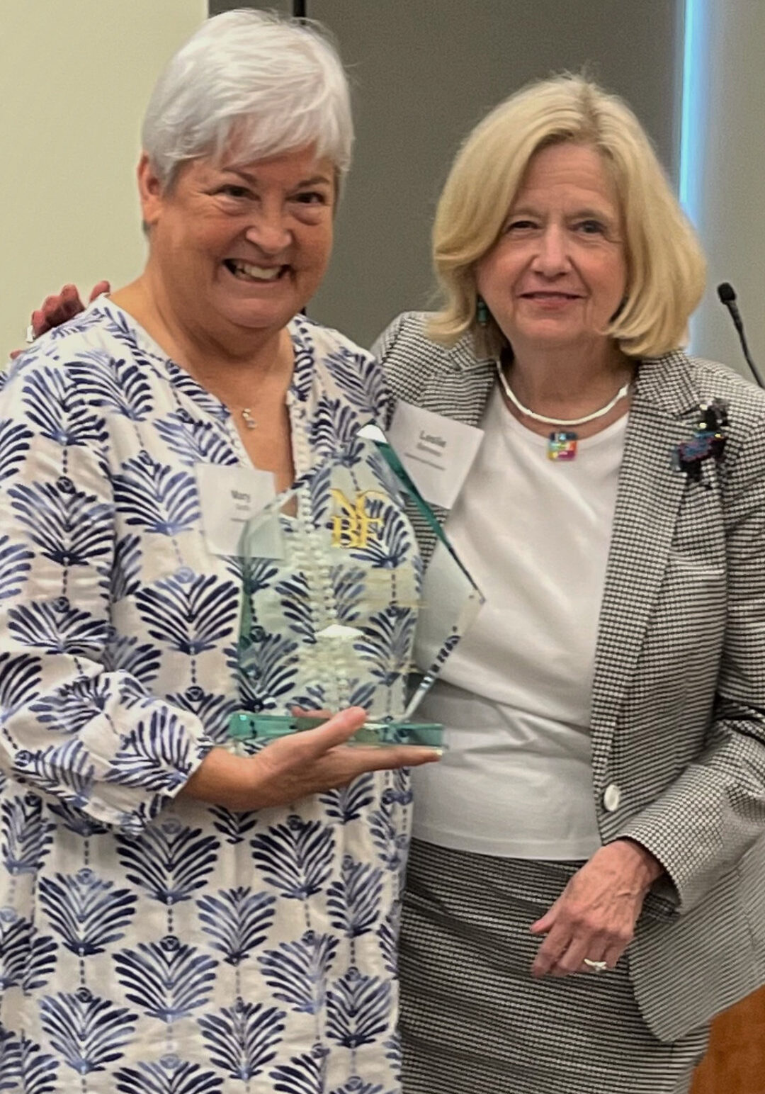Mary Groth - Inaugural NCBF Lifetime Achievement Award Recipient